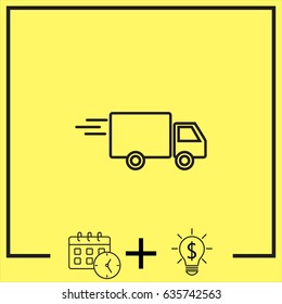 Line icon- delivery