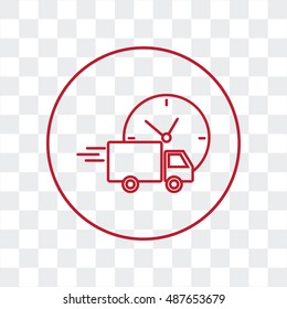 Line icon-  delivery express