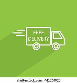 Line icon- Delivery is free