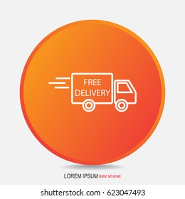 Line icon- Delivery is free