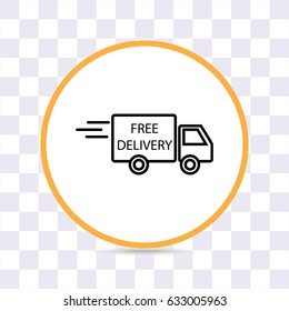 Line icon- Delivery is free