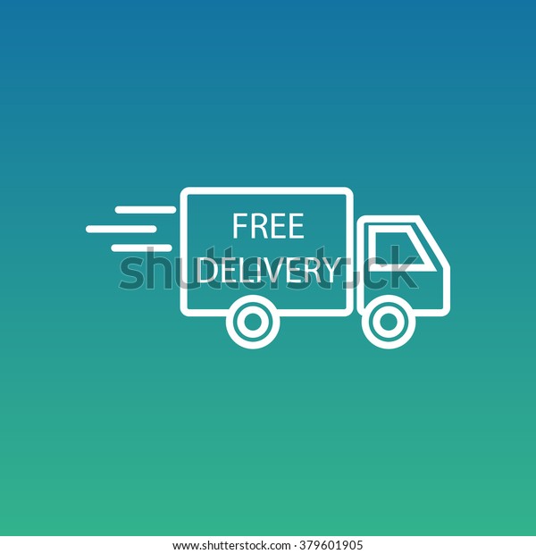 Line icon- Delivery is\
free
