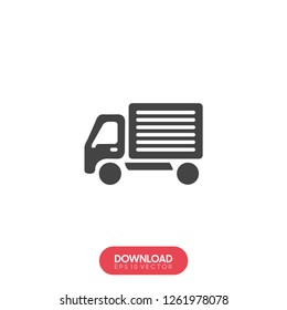 Line icon- delivery - Vector