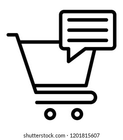 Line icon design of ecommerce