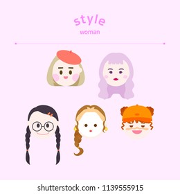 Line Icon Design Style Concept