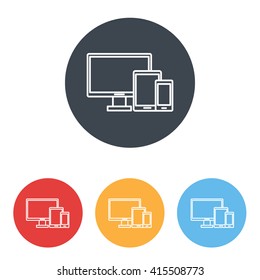 Line icon-  devices