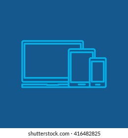 Line icon-  devices