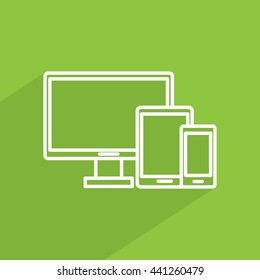 Line icon-  devices