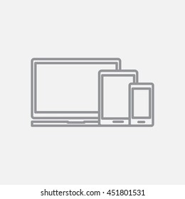 Line icon-  devices