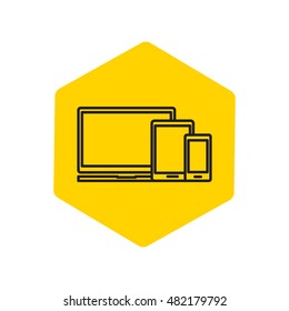 Line icon-  devices