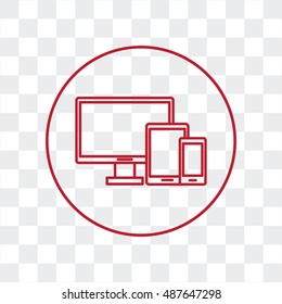 Line icon-  devices