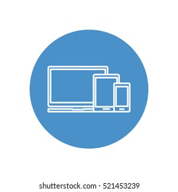 Line icon-  devices