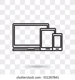 Line icon-  devices