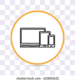 Line icon-  devices