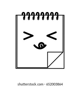 line icon diary cartoon