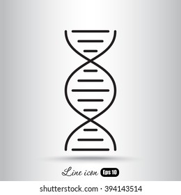 Line icon- dna