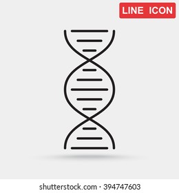 Line icon- dna