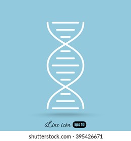 Line icon- dna