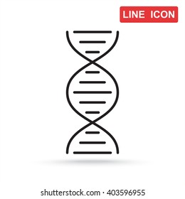 Line icon- dna