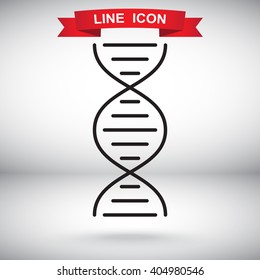 Line icon- dna