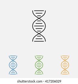 Line icon- dna