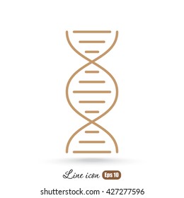 Line icon- dna