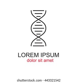 Line icon- dna