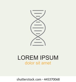 Line icon- dna