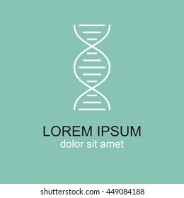 Line icon- dna