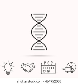 Line icon- dna