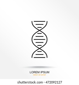 Line icon- dna