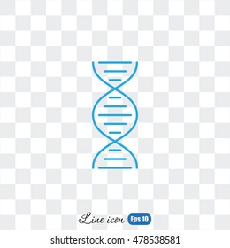 Line icon- dna