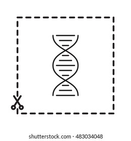 Line icon- dna