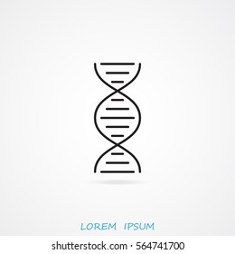 Line icon- dna