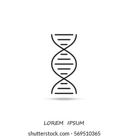 Line icon- dna