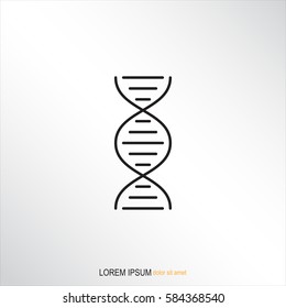 Line icon- dna