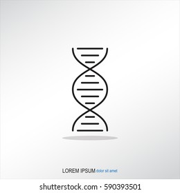 Line icon- dna