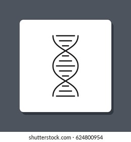 Line icon- dna