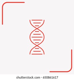 Line icon- dna