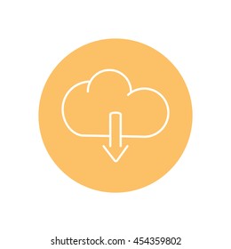Line icon- download