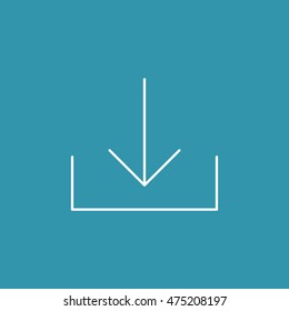 Line icon of Download.