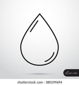 Line icon- drop