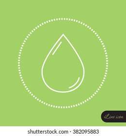 Line icon- drop