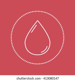 Line icon- drop
