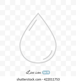 Line icon- drop