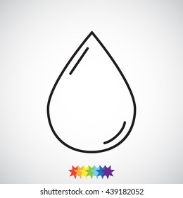 Line icon- drop