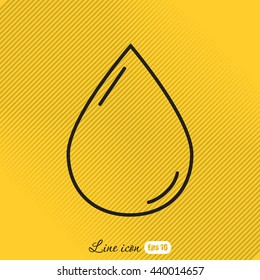 Line icon- drop