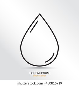 Line icon- drop