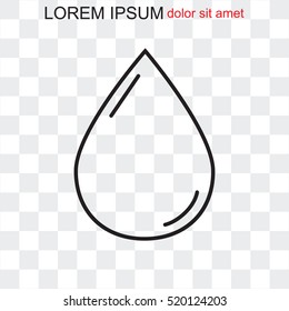 Line icon- drop