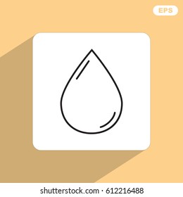 Line icon- drop